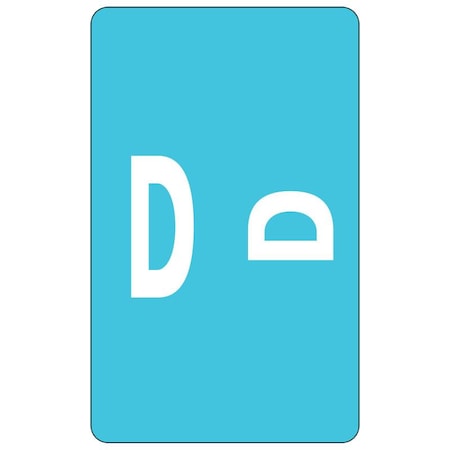 Smead Label, Accs, "D", Ltbe, 100Ct Pk SMD67174